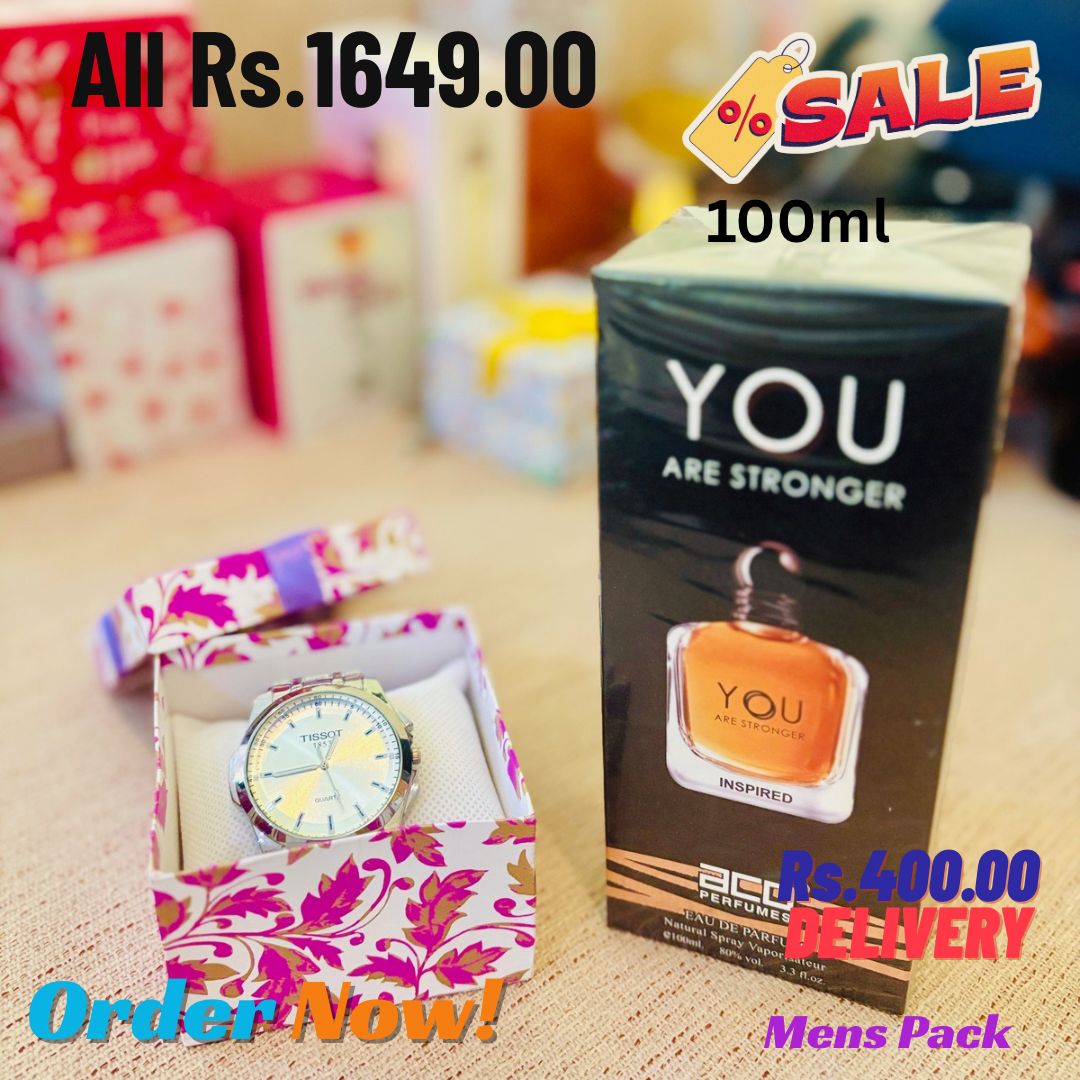 Watch + You Are Stronger gift pack Sri Lanka