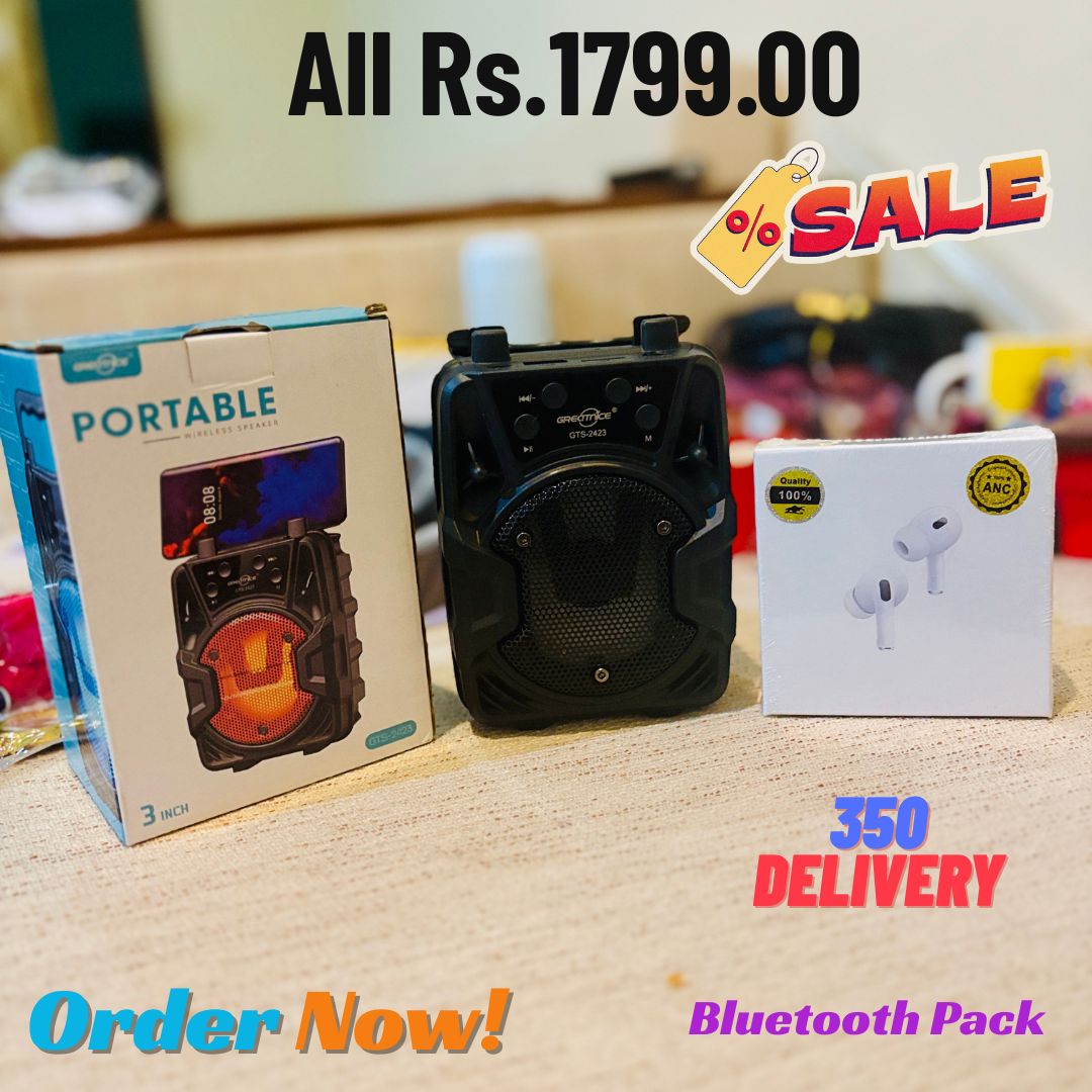 Bluetooth Speaker + AirPods gift pack Sri Lanka