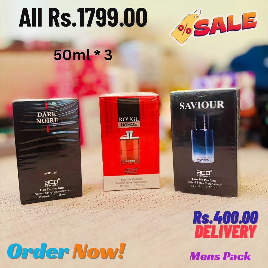 Dark Noire Rouge Homme Saviour 50ml Mens Pack